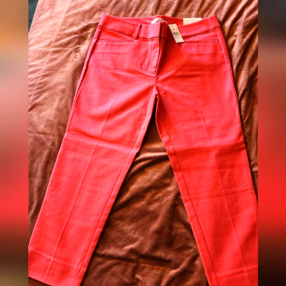 Pink wide leg pants size 10